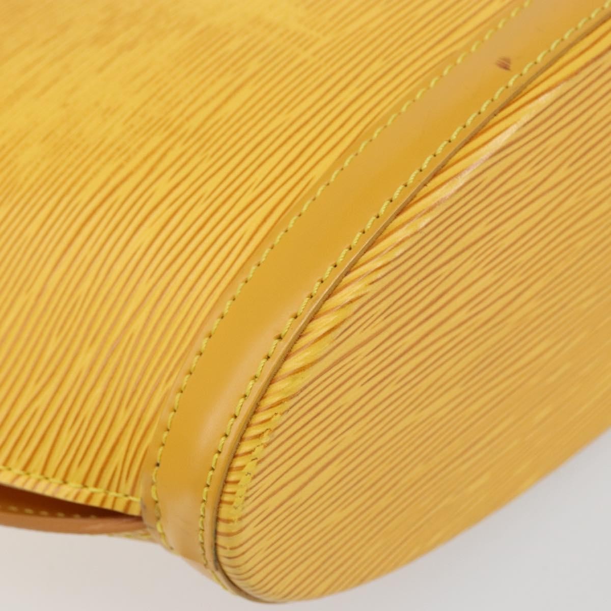 Louis Vuitton Saint Jacques Handbag Epi Leather, YELLOW, LEATHER, Shoulder bag