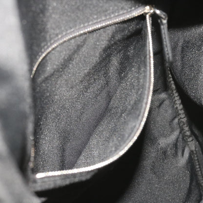 Fendi Front Pocket Monster Backpack Nylon and Leather, BLACK, NYLON, Backpack