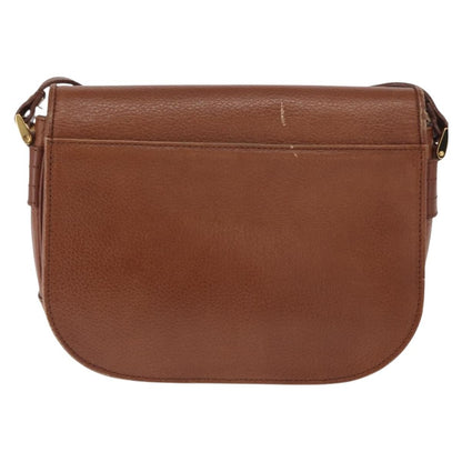 Burberry Vintage Shoulder Bag Leather, BROWN, LEATHER, Shoulder bag
