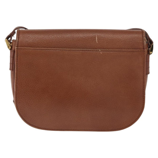 Burberry Vintage Shoulder Bag Leather, BROWN, LEATHER, Shoulder bag