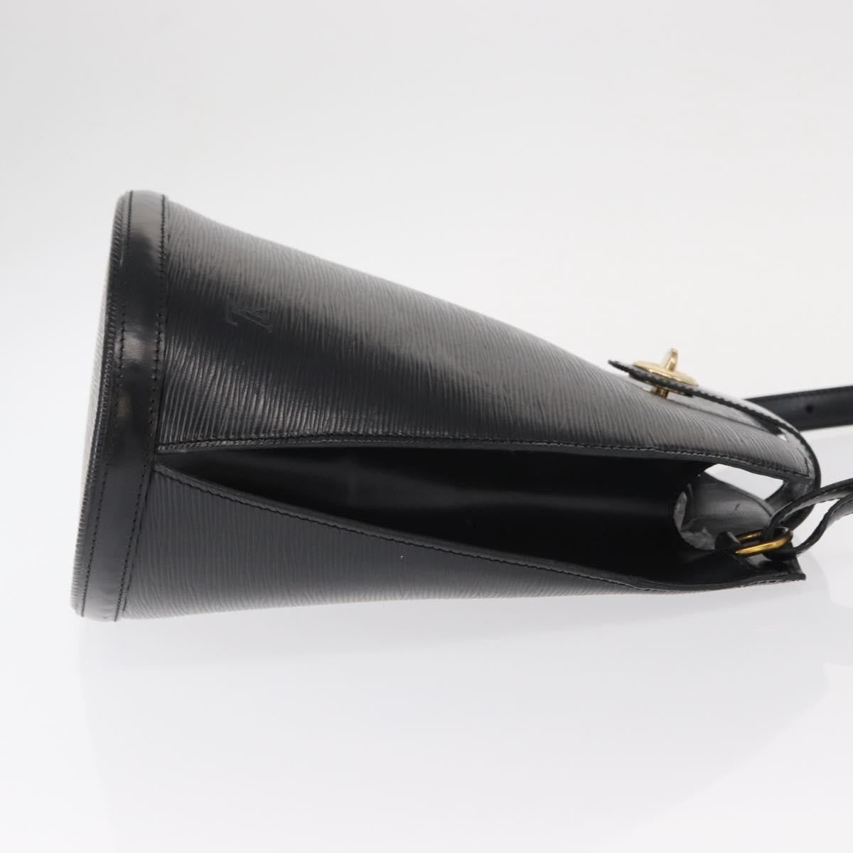 Louis Vuitton Cluny Shoulder Bag Epi Leather, BLACK, LEATHER, Shoulder bag