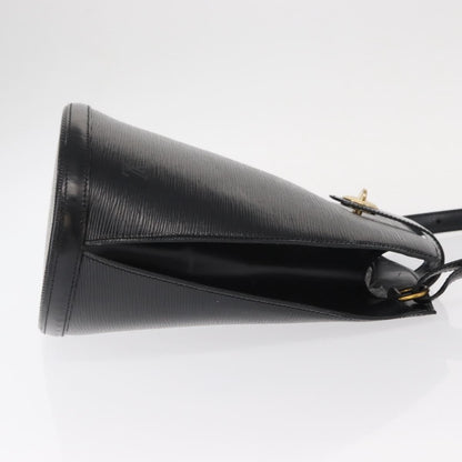 Louis Vuitton Cluny Shoulder Bag Epi Leather, BLACK, LEATHER, Shoulder bag