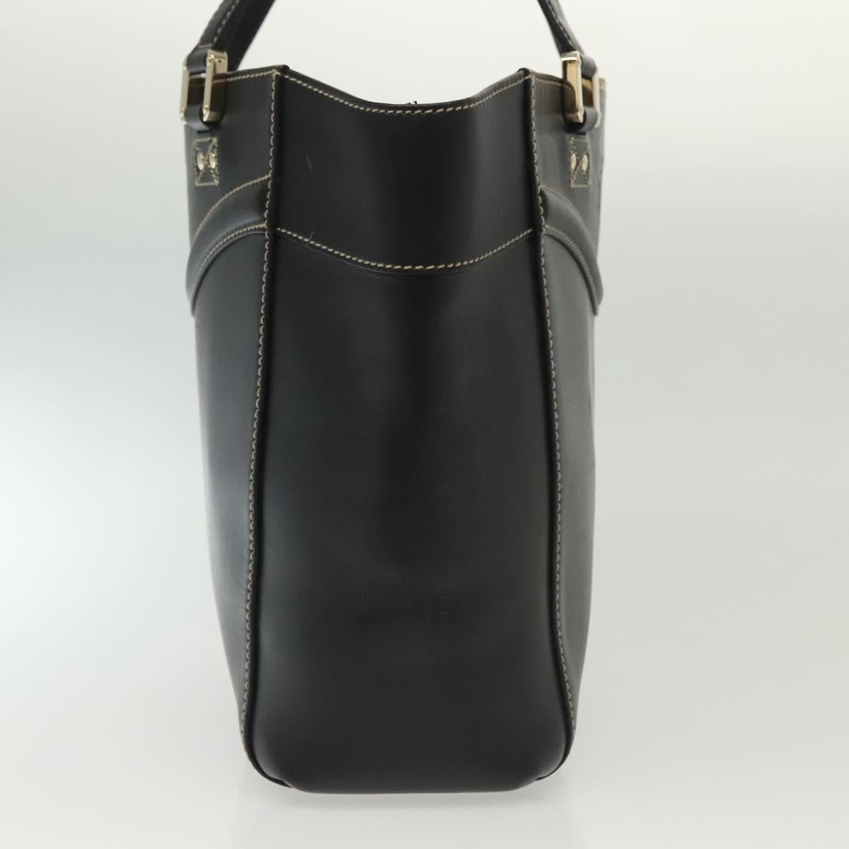 Gucci Tote Bag Leather, BLACK, LEATHER, Tote bag