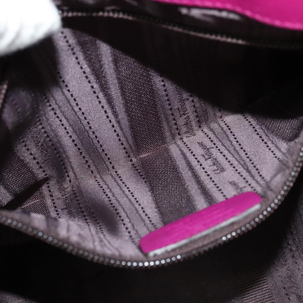 Salvatore Ferragamo Gancini Shoulder Bag Leather, PURPLE, LEATHER, Shoulder bag