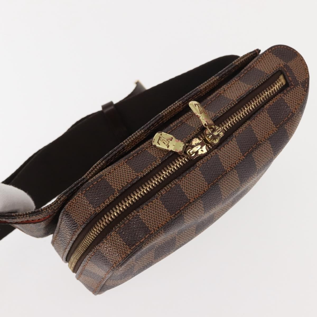 Louis Vuitton Geronimos Waist Bag Damier, BROWN, CANVAS, Shoulder bag