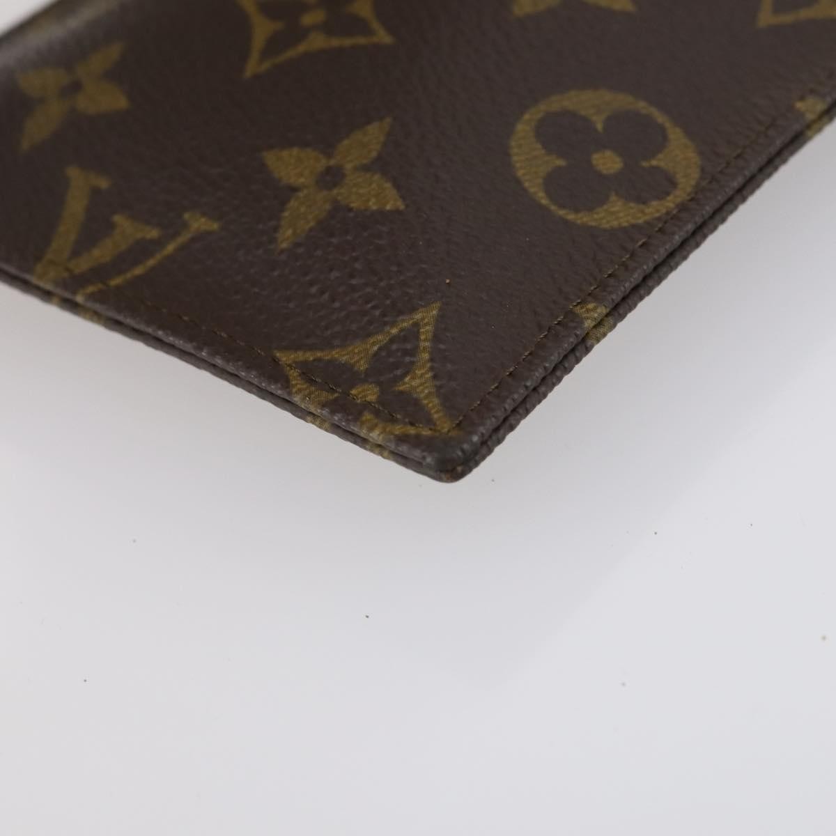 Louis Vuitton Pochette Secret Monogram canvas, BROWN, CANVAS, Clutche & pouche