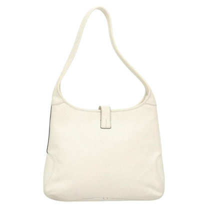 Salvatore Ferragamo Vintage Vara Hobo Leather, WHITE, LEATHER, Shoulder bag