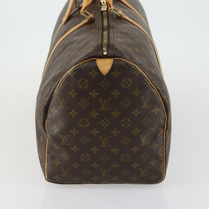 Louis Vuitton Keepall Bag Monogram Canvas, BROWN, CANVAS, Travel bag