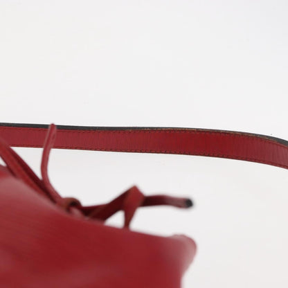 Louis Vuitton Petit Noe Handbag Epi Leather, RED, LEATHER, Shoulder bag