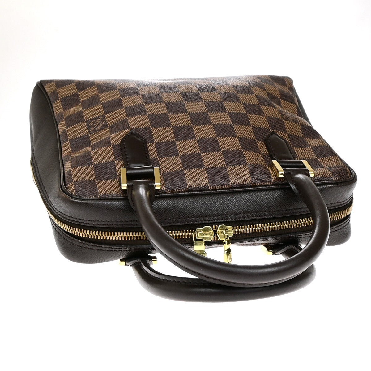 Louis Vuitton Brera Handbag Damier, BROWN, CANVAS, Handbag