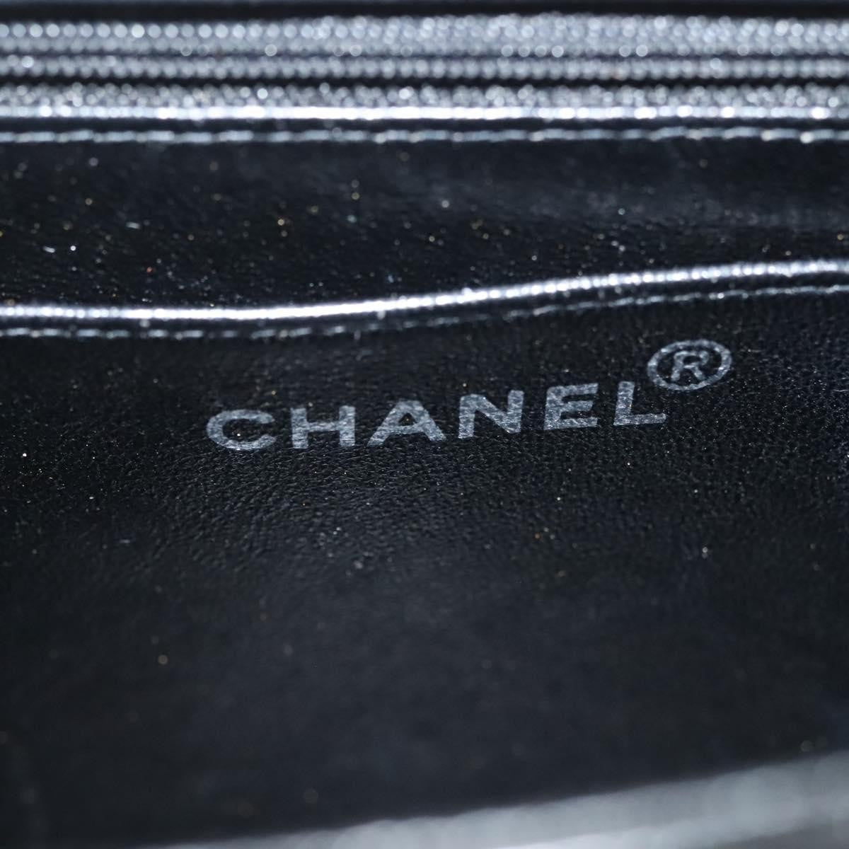 Chanel Vintage ID Bracelet Flap Bag Quilted Patent, BLACK, PATENT_LEATHER, Handbag