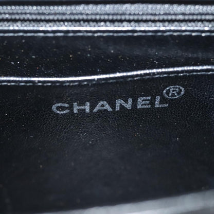 Chanel Vintage ID Bracelet Flap Bag Quilted Patent, BLACK, PATENT_LEATHER, Handbag