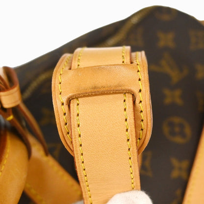 Louis Vuitton Keepall Bandouliere Bag Monogram Canvas, BROWN, CANVAS, Travel bag