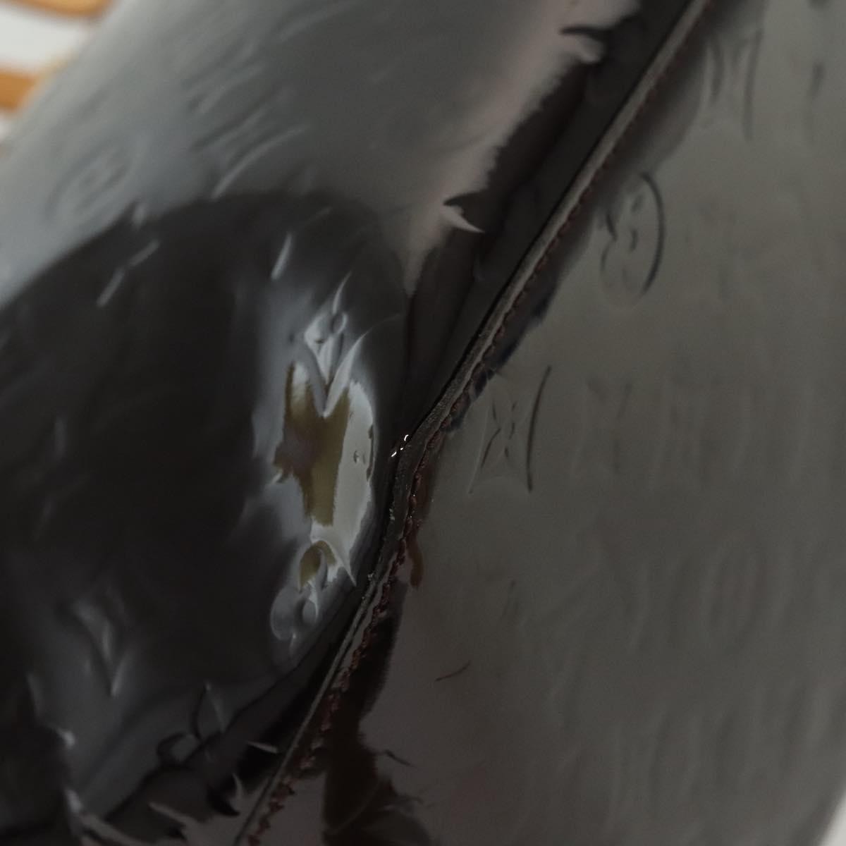 Louis Vuitton Bellevue Handbag Monogram Vernis, PURPLE, PATENT_LEATHER, Tote bag