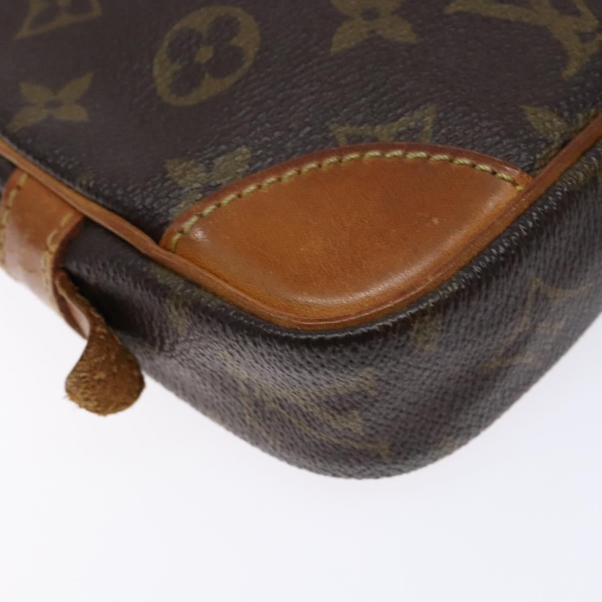 Louis Vuitton Marly Dragonne Clutch Monogram Canvas, BROWN, CANVAS, Clutche & pouche