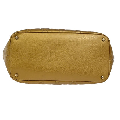 Chanel Timeless CC Soft Tote Calfskin, GOLD, CALFSKIN, Shoulder bag