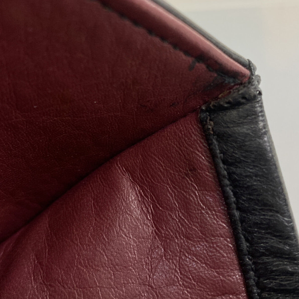 Chanel Wallet on Chain Stitched Leather, BLACK, LEATHER, Clutche & pouche