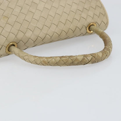 Bottega Veneta Intrecciato Handbag Leather, BEIGE, LEATHER, Handbag