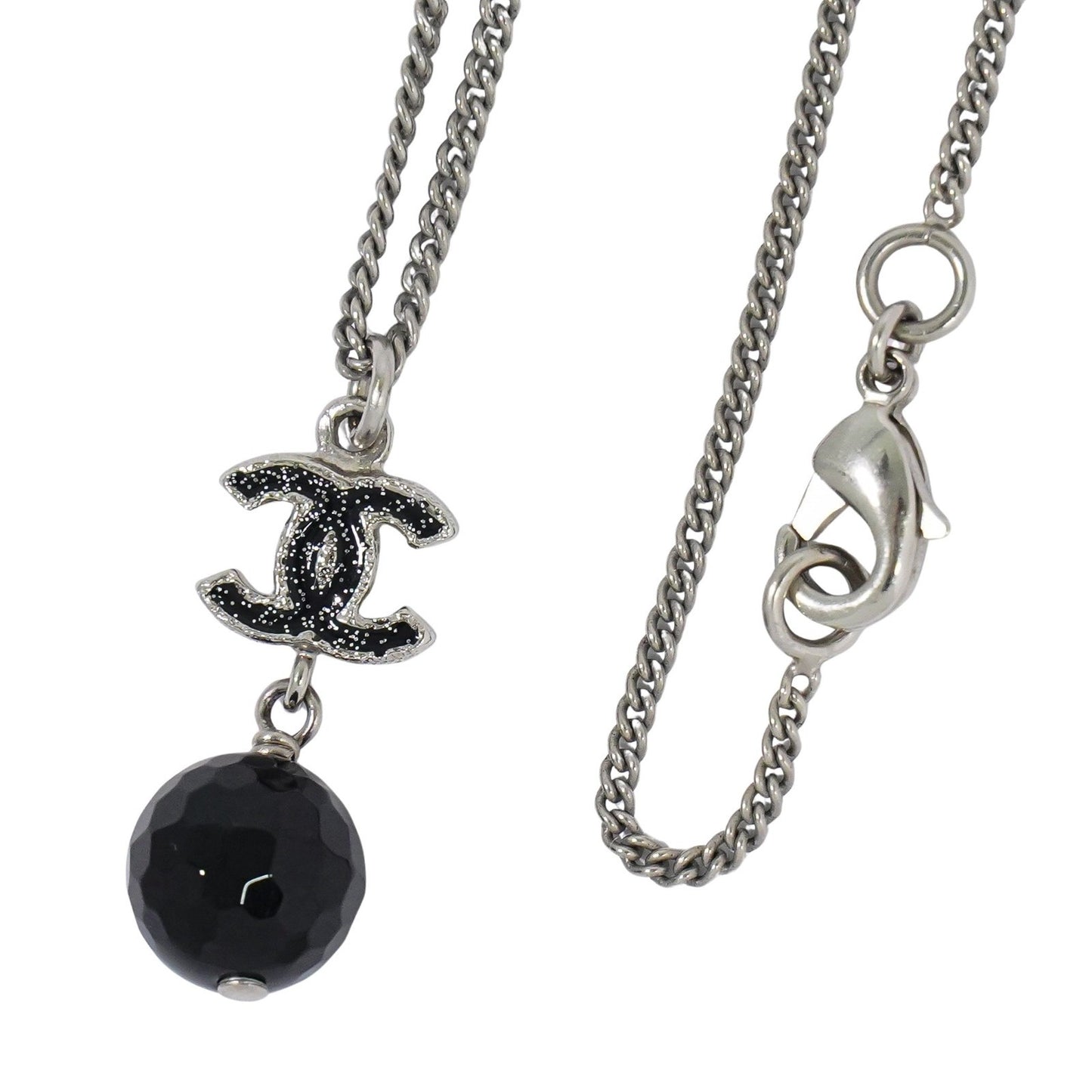 Chanel CC Necklace Metal, SILVER, METAL, Necklace