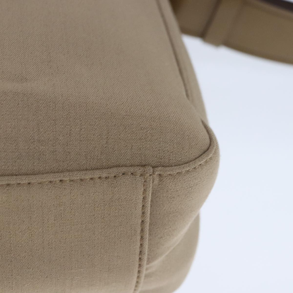 Prada Vintage Shoulder Bag Canvas, BEIGE, CANVAS, Shoulder bag