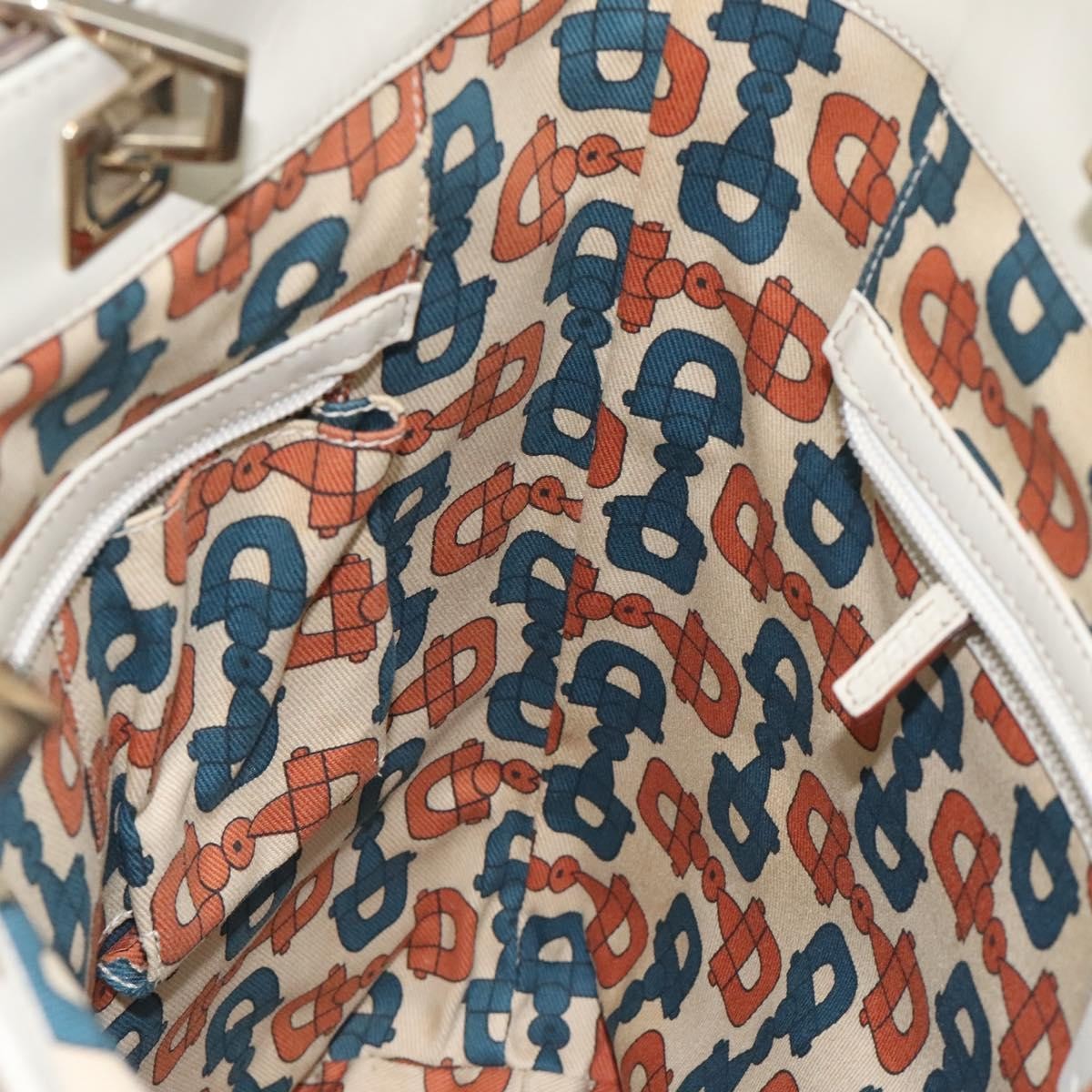 Gucci Punch Tote Guccissima Leather, WHITE, CANVAS, Tote bag