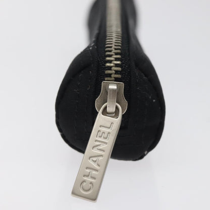 Chanel Travel Line Pen Case Nylon, BLACK, NYLON, Wallets