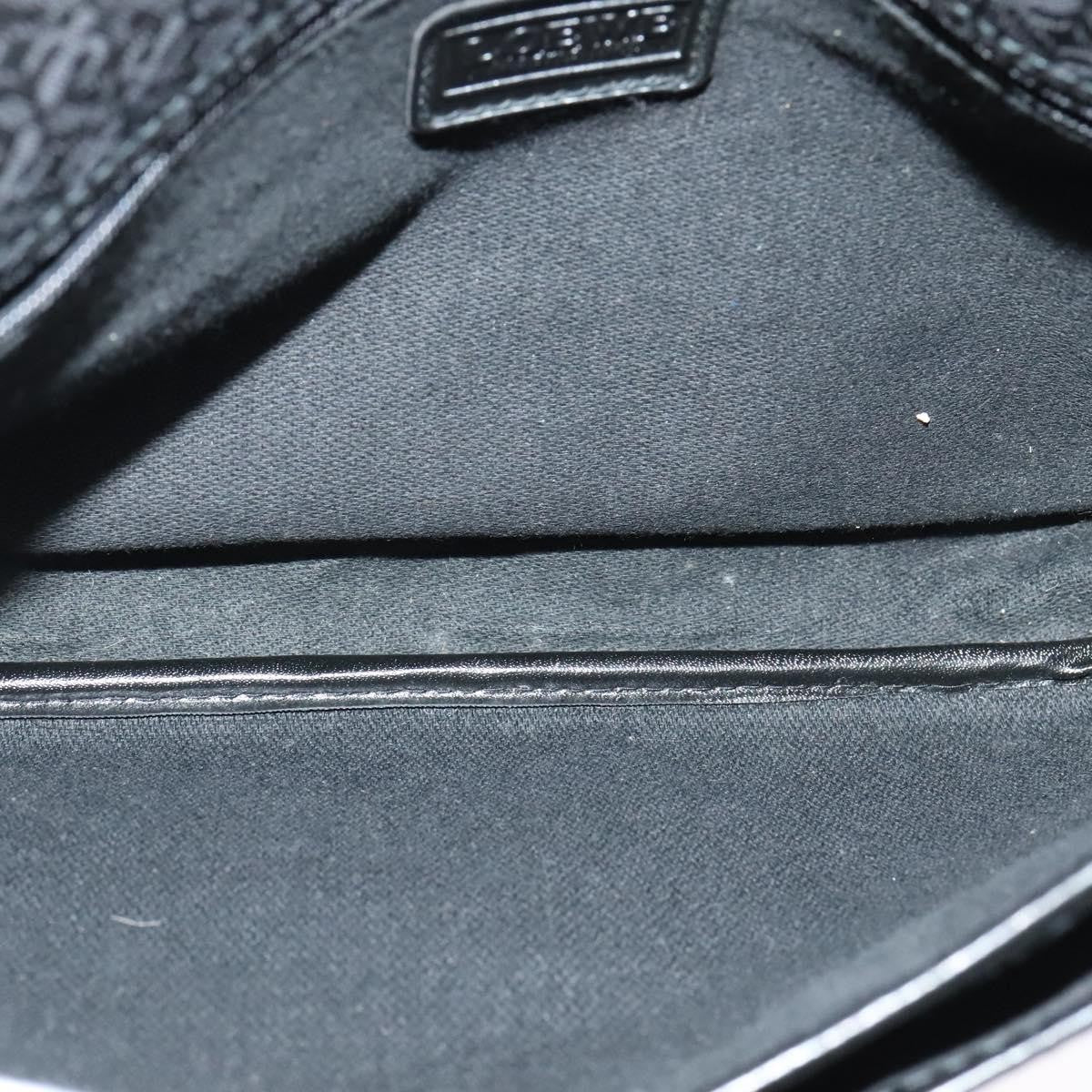 Loewe Flap Messenger Bag Canvas, BLACK, CANVAS, Shoulder bag