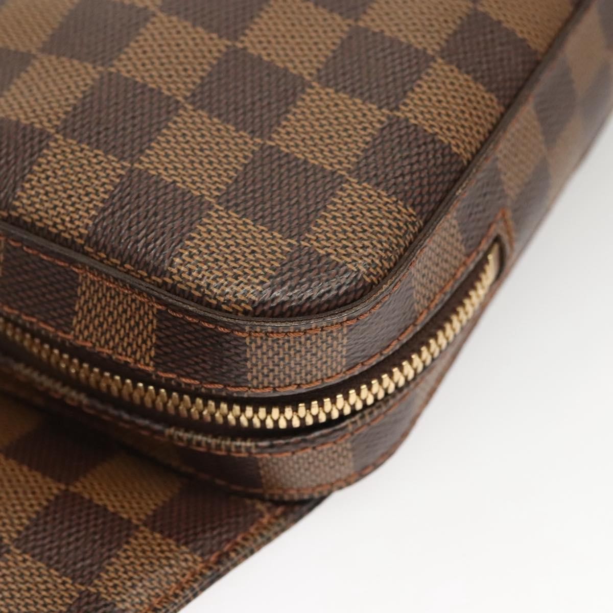 Louis Vuitton Geronimos Waist Bag Damier, BROWN, CANVAS, Shoulder bag