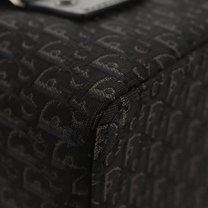 Christian Dior Vintage Trotter Pouch Canvas, BLACK, CANVAS, Clutche & pouche