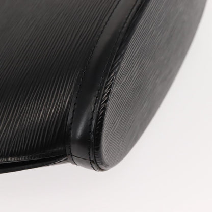 Louis Vuitton Saint Jacques Handbag Epi Leather, BLACK, LEATHER, Shoulder bag