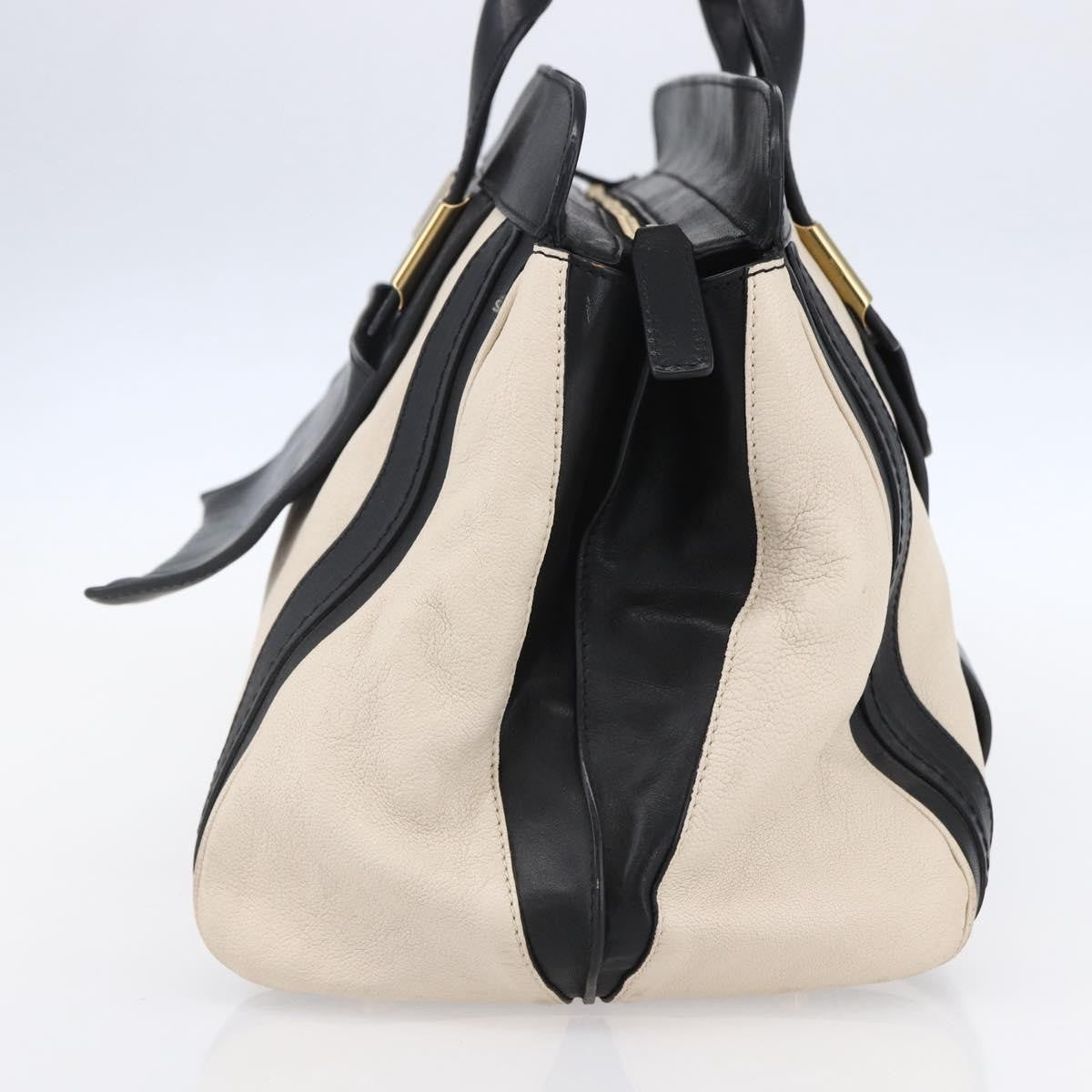 Chloe Alice Satchel Leather, BLACK, LEATHER, Handbag