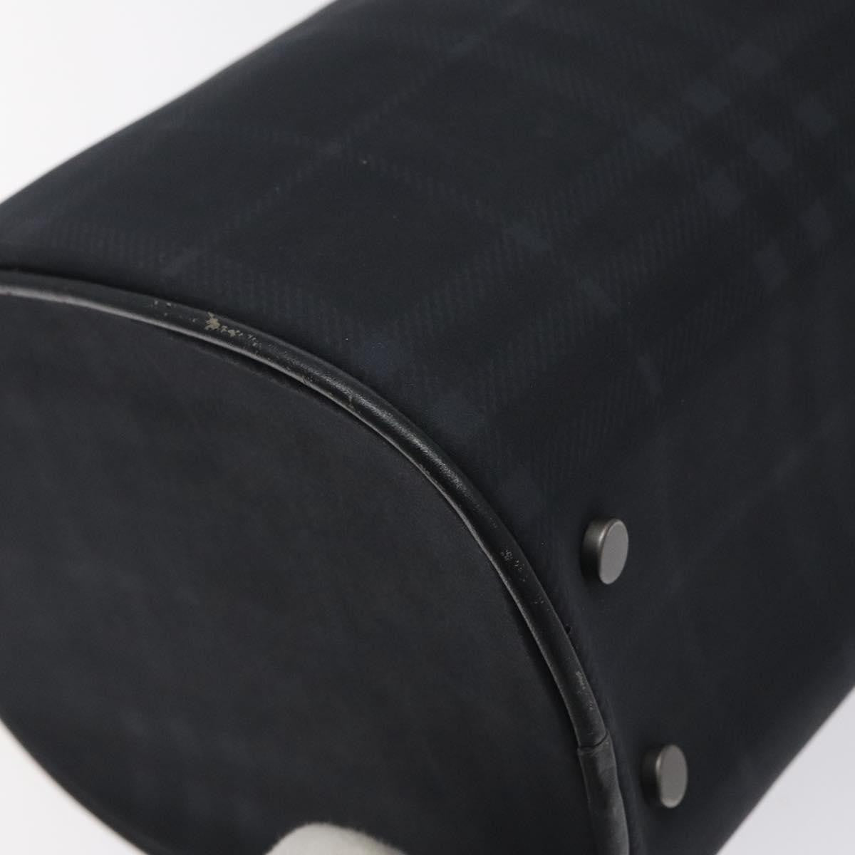 Burberry Nova check boston bag Canvas, NAVY, CANVAS, Handbag