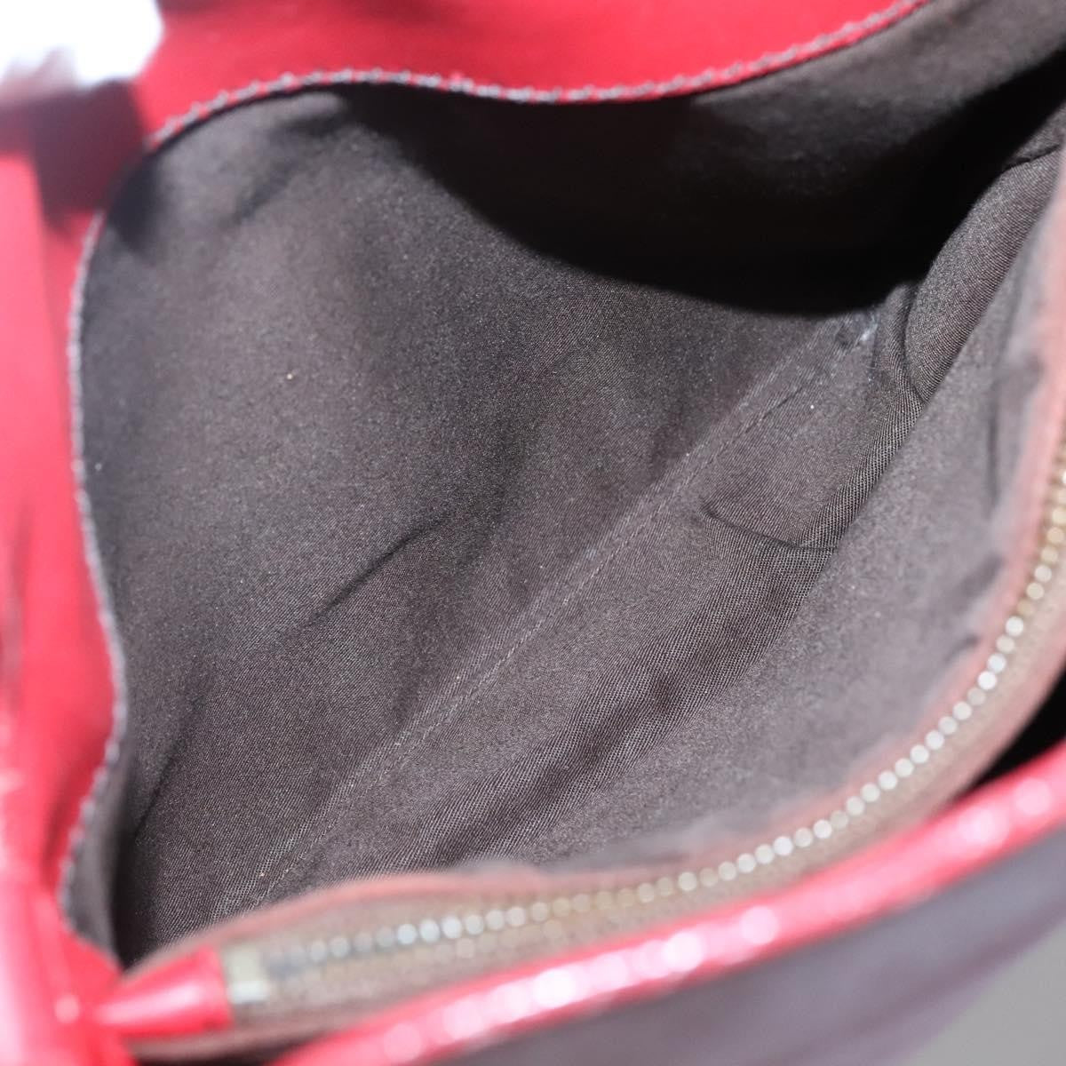 Miu Miu Triple Compartment Convertible Satchel Leather, RED, LEATHER, Shoulder bag