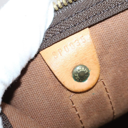 Louis Vuitton Keepall Bandouliere Bag Monogram Canvas, BROWN, CANVAS, Travel bag