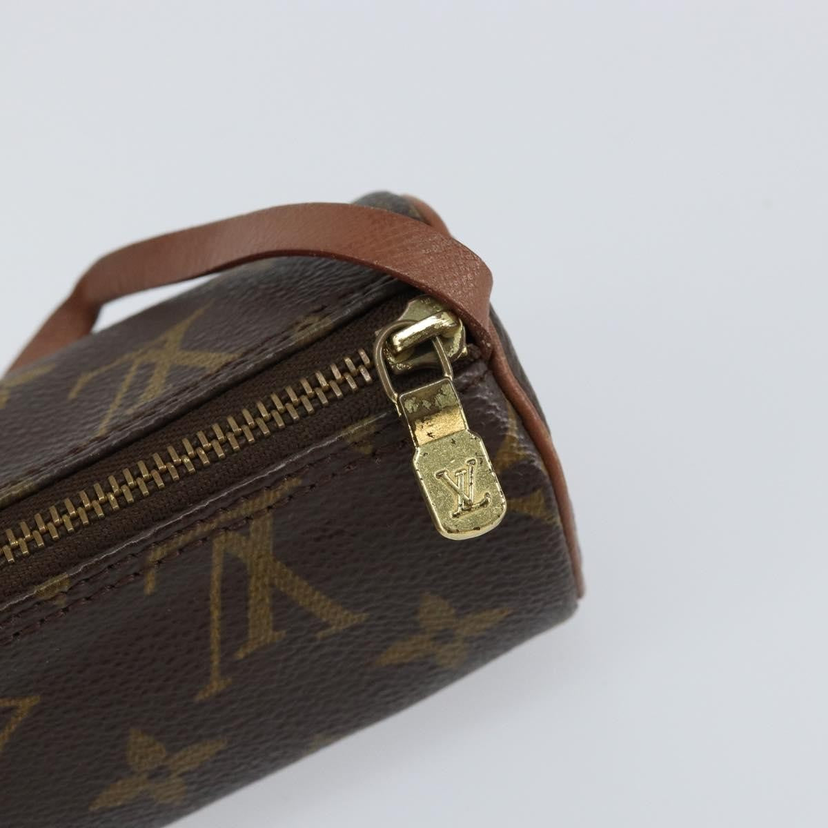 Louis Vuitton Papillon Pochette Monogram Canvas, BROWN, CANVAS, Clutche & pouche