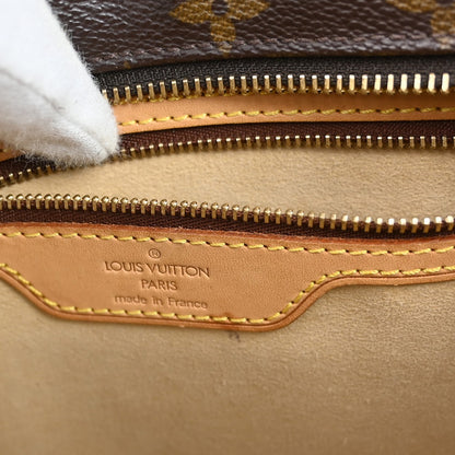 Louis Vuitton Luco Handbag Monogram Canvas, BROWN, CANVAS, Tote bag