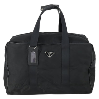 Prada Weekend Duffle Bag Tessuto, BLACK, NYLON, Travel bag