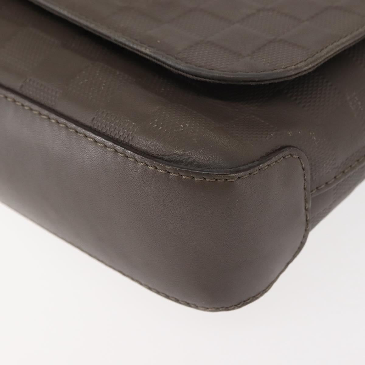Louis Vuitton District Messenger Bag Damier Infini Leather, GRAY, LEATHER, Shoulder bag