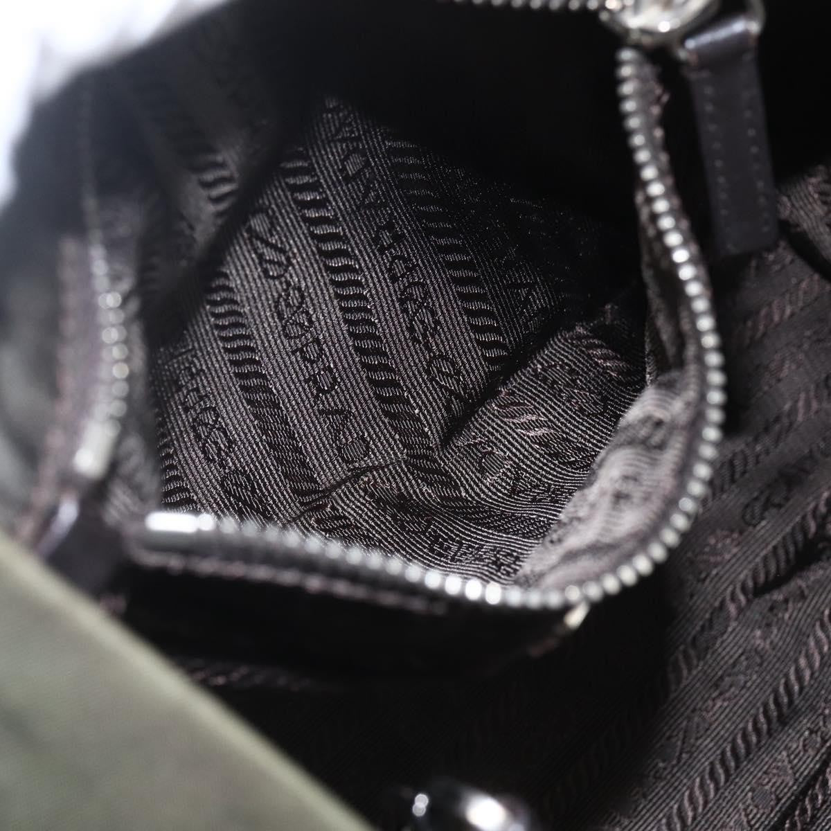 Prada Vintage Tote Tessuto, KHAKI, NYLON, Tote bag