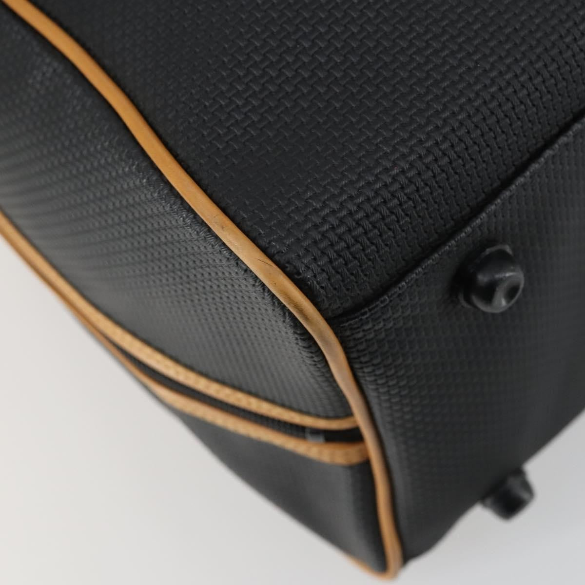 Saint Laurent Vintage Boston PVC Leather, BLACK, PVC, Travel bag