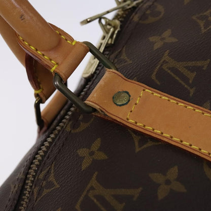 Louis Vuitton Keepall Bag Monogram Canvas, BROWN, CANVAS, Travel bag