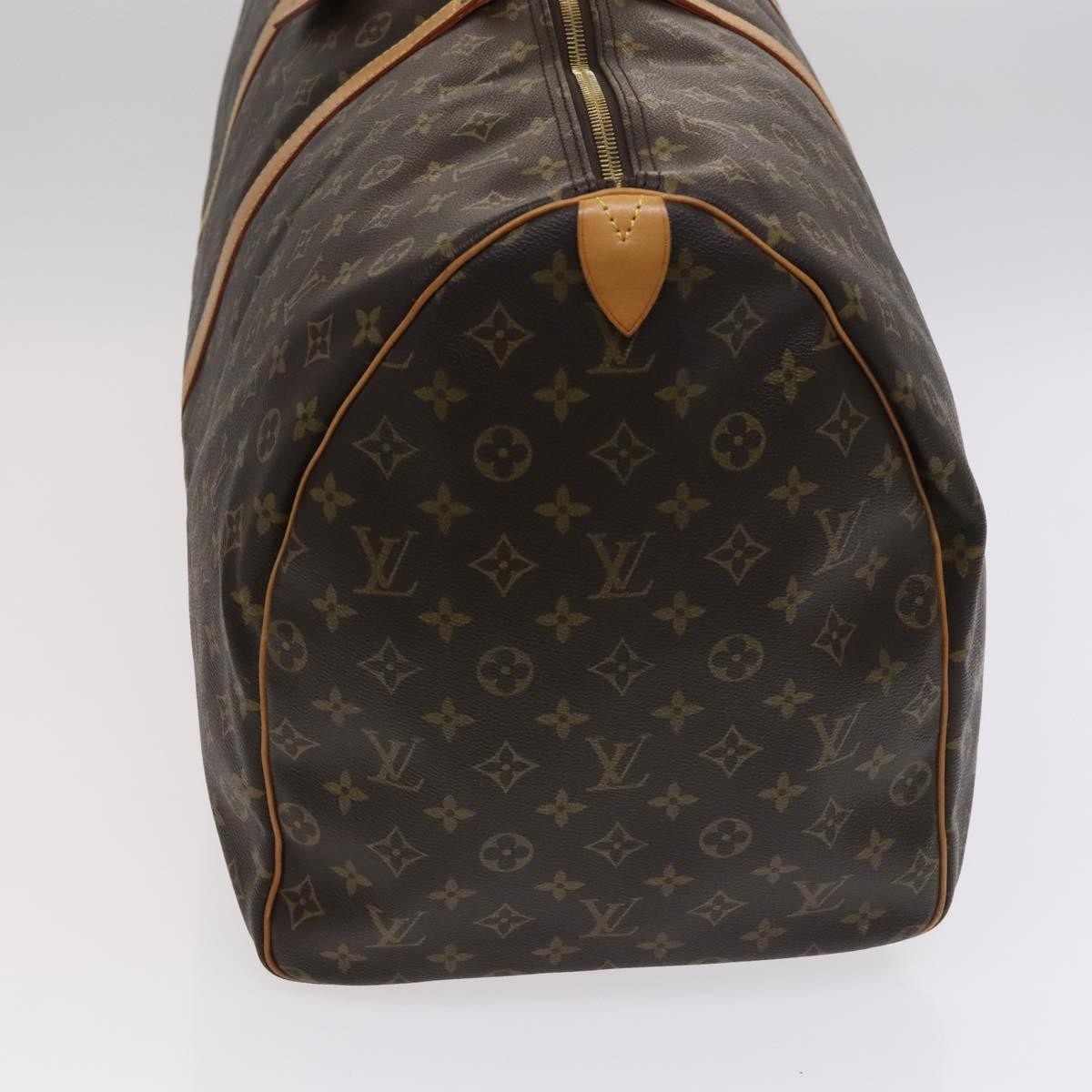 Louis Vuitton Keepall Bag Monogram Canvas, BROWN, CANVAS, Travel bag