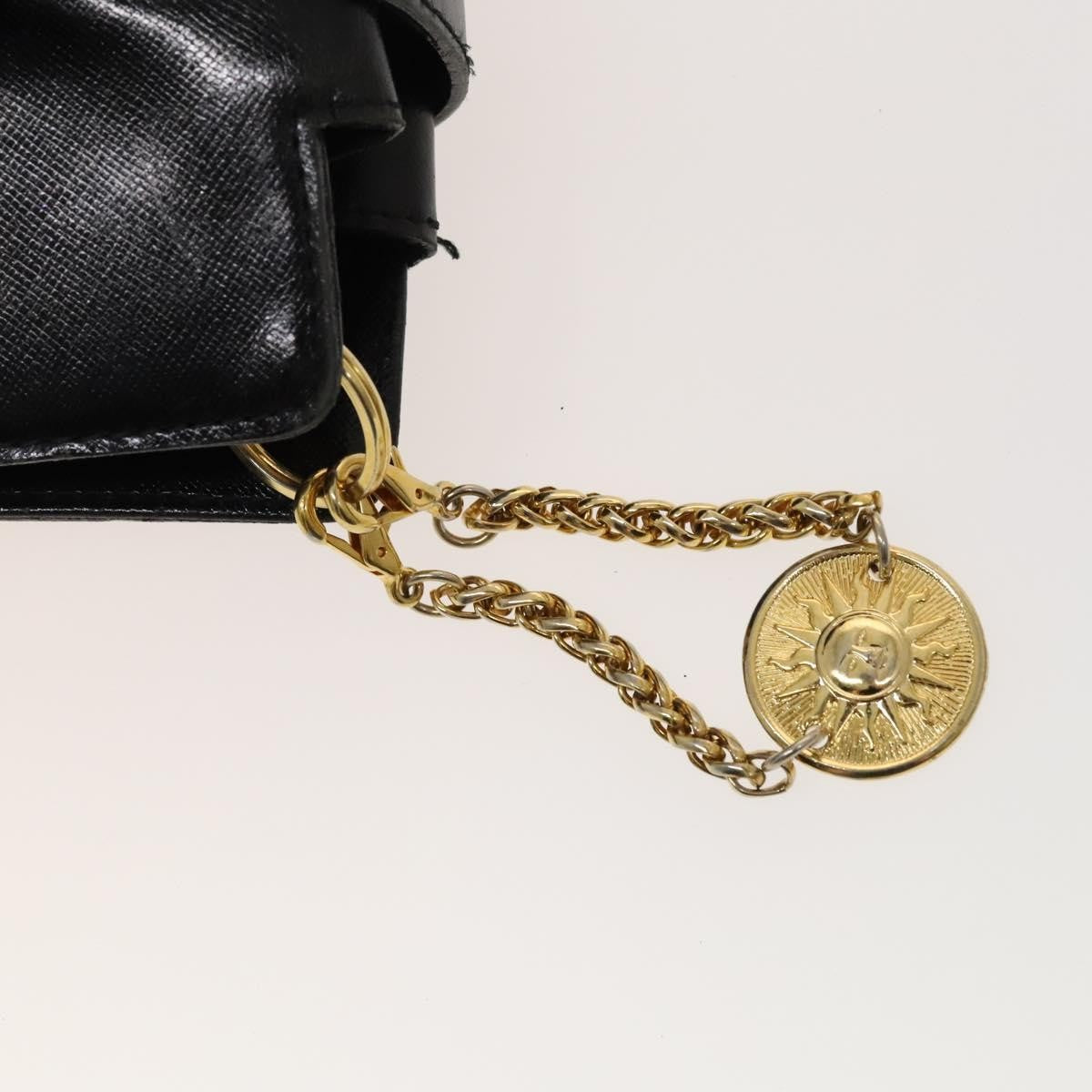 Versace Vintage Handbag Leather, BLACK, LEATHER, Handbag