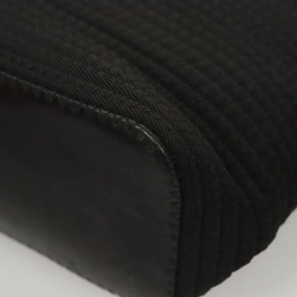 Gucci Vintage Bamboo Handle Tote Canvas, BLACK, CANVAS, Tote bag