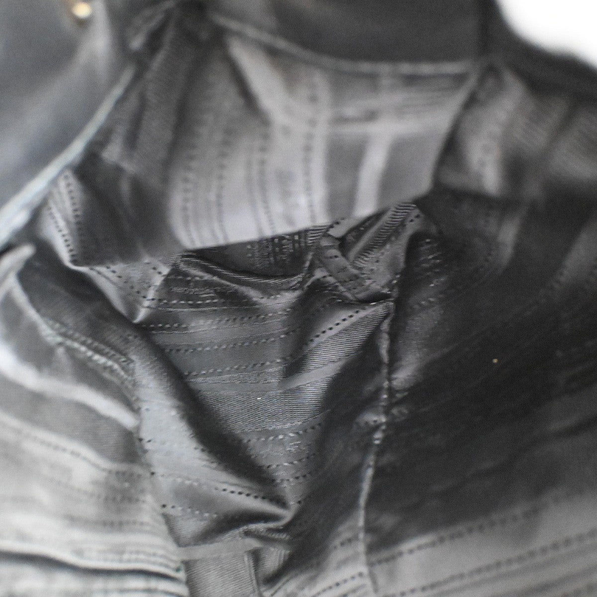 Salvatore Ferragamo Double Gancini Side Buckle Tote Leather, BLACK, LEATHER, Tote bag