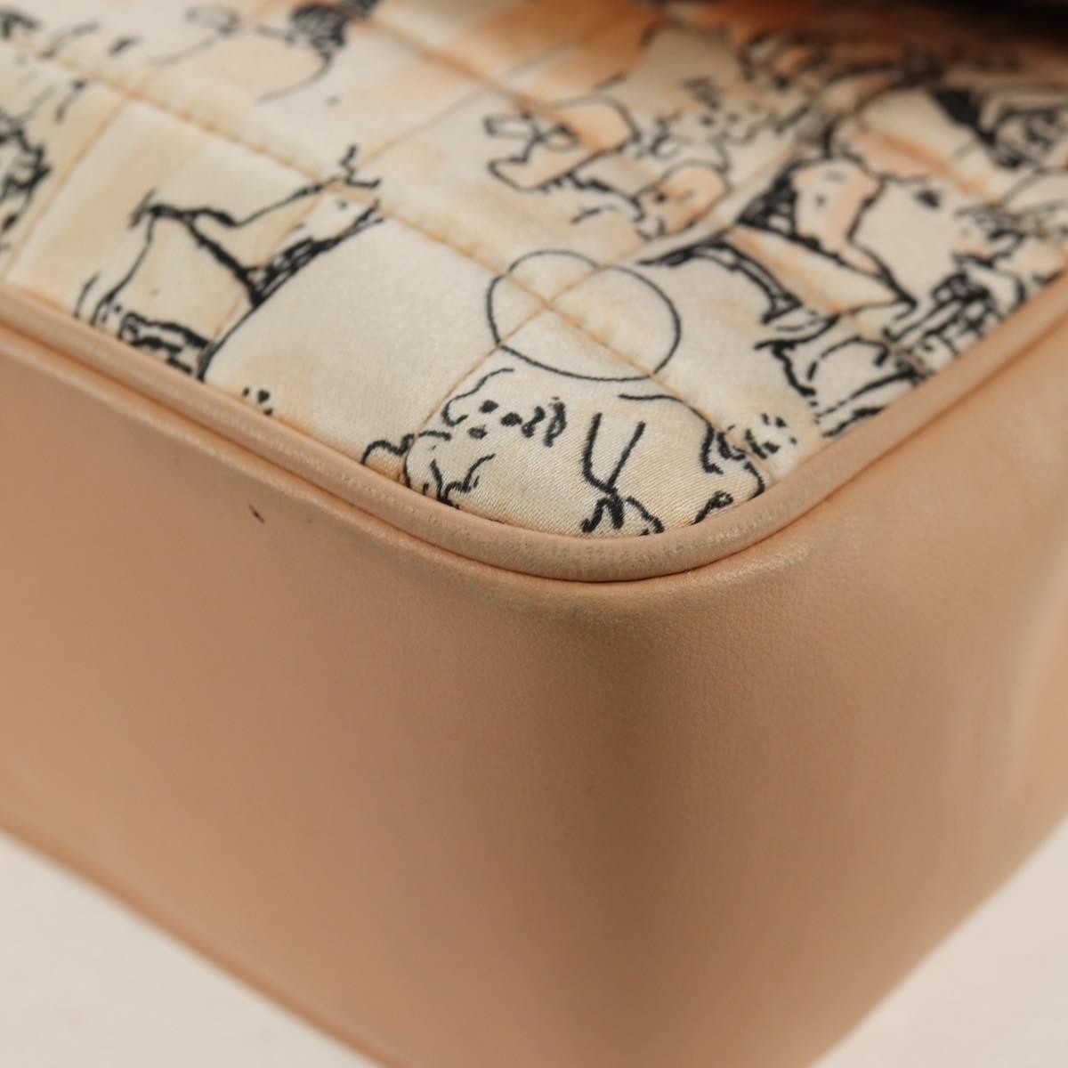 Chanel Limited Edition Scarf Flap Bag Printed Silk and Leather, MULTICOLOUR, LEATHER, Shoulder bag