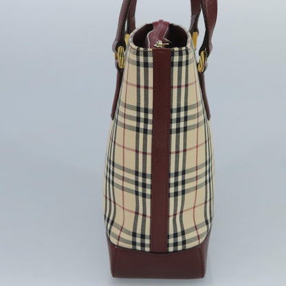 Burberry Nova Check Tote canvas check pattern, BEIGE, CANVAS, Tote bag