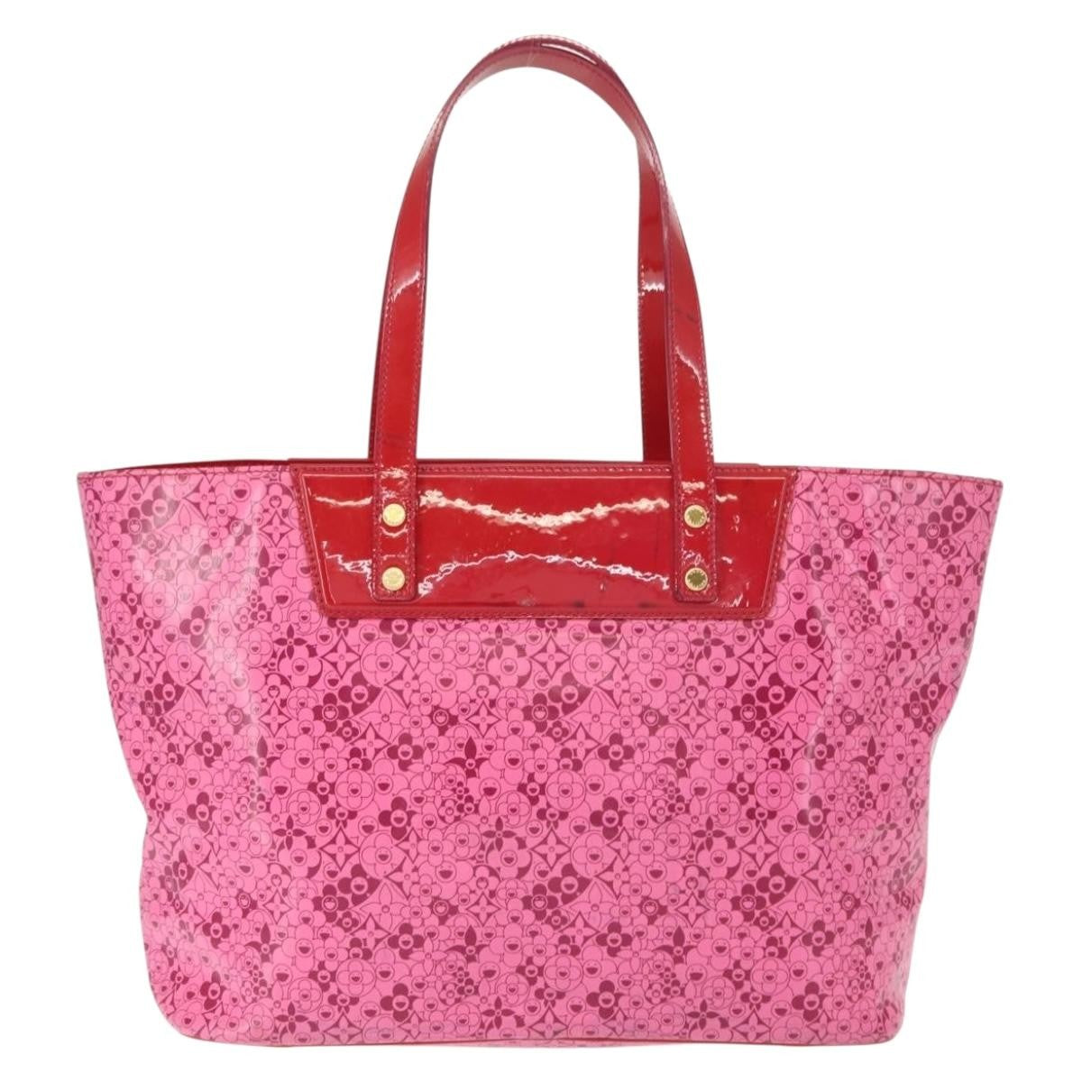 Louis Vuitton Voyage Tote Cosmic Blossom, PINK, PATENT_LEATHER, Tote bag