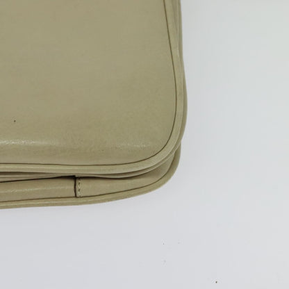 Celine Shoulder Bag Leather, BEIGE, LEATHER, Shoulder bag