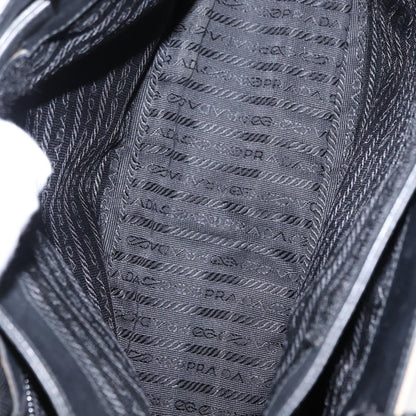 Prada Vintage Handbag Canvas, BEIGE, CANVAS, Handbag